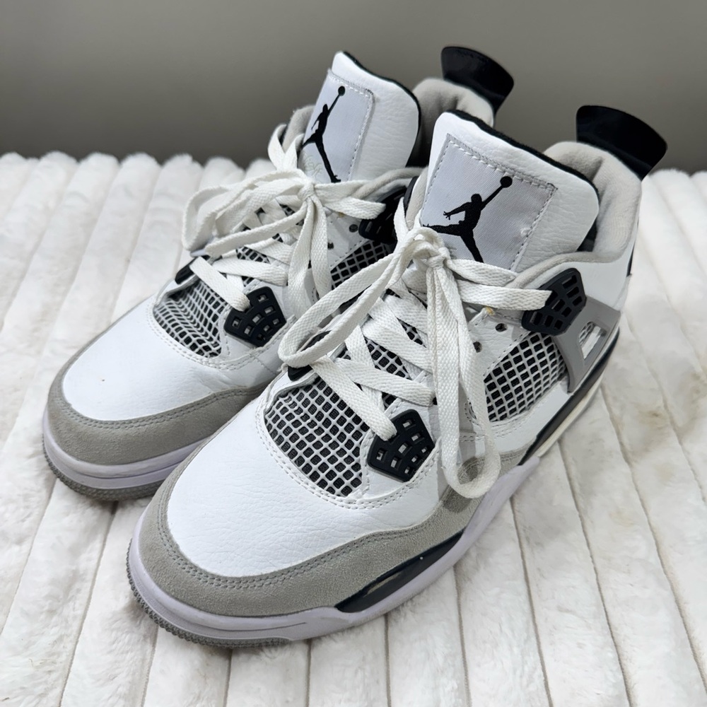 Designer Inspired Black, White and Gray Sneakers Men’s size 8